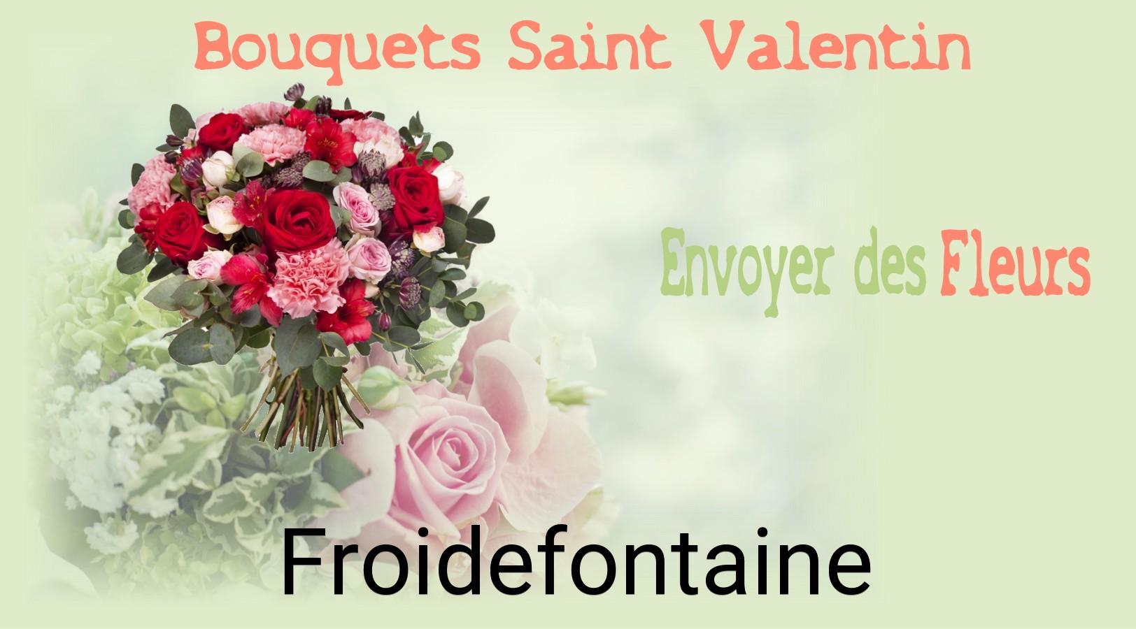 Roses de Saint-Valentin livrées à Froidefontaine